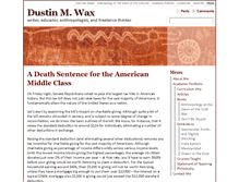 Tablet Screenshot of dwax.org
